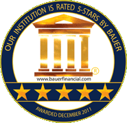 Our institution is rated 5-Stars by Bauer.  Awarded December 2011